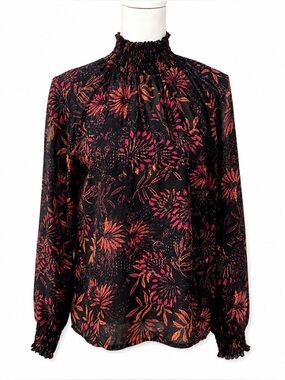 H&M Conscious Floral Blouse Size 6